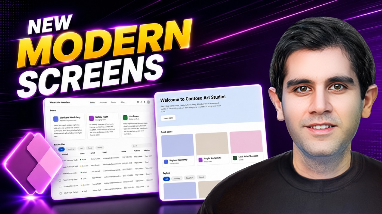 Power Apps NEW Modern Screens | Build Fully Responsive Apps in Minutes 🚀