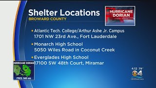 Broward Opens 3 General Population Shelters