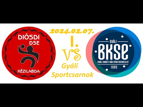 Diósdi DSE - Gyáli BKSE FU13,FU14 20240207 Gyáli Sportcsarnok I. félidő