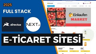 E-Ticaret Sitesi  Full Stack | Directus | Nextjs  Shdcn  TailwindCSS |