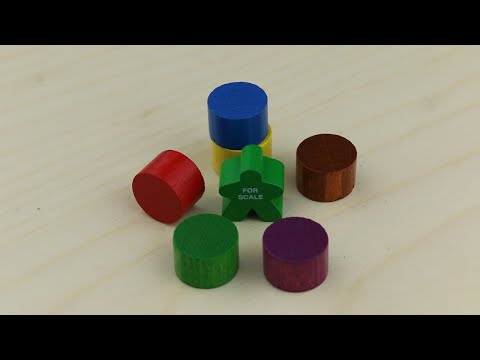 Disc, 16mm x 10mm, Blue video