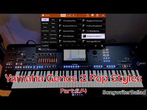 Yamaha Genos 2 – Part 2/4 | Modern Pop Rhythms & 90s Groove Showcase