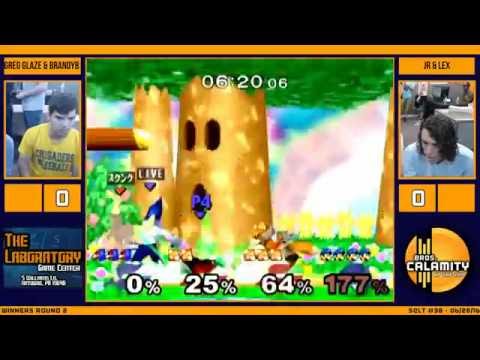 S@LT #38 | BrandyB & Greg Glaze vs Jr & Lex - Winners Round 2 - SSBM