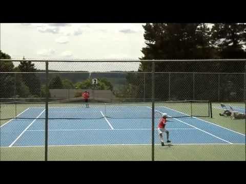 andy's first quebec junior tennis tournament.