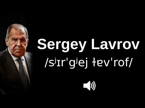 🇷🇺 How to pronounce Sergey Lavrov (CORRECTLY!)