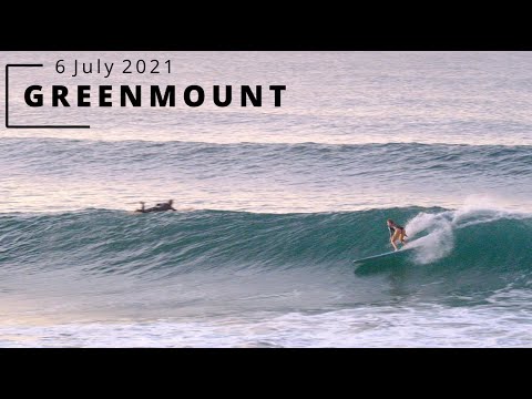 Surfing Mellow Waves at Greenmount - Tuesday 6 July 2021