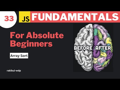 33 How To Sort An Array Sorting An Array Javascript Bangla Tutorial