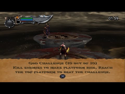 God of War Challenge of the Gods SpeedRun 2:03min WR