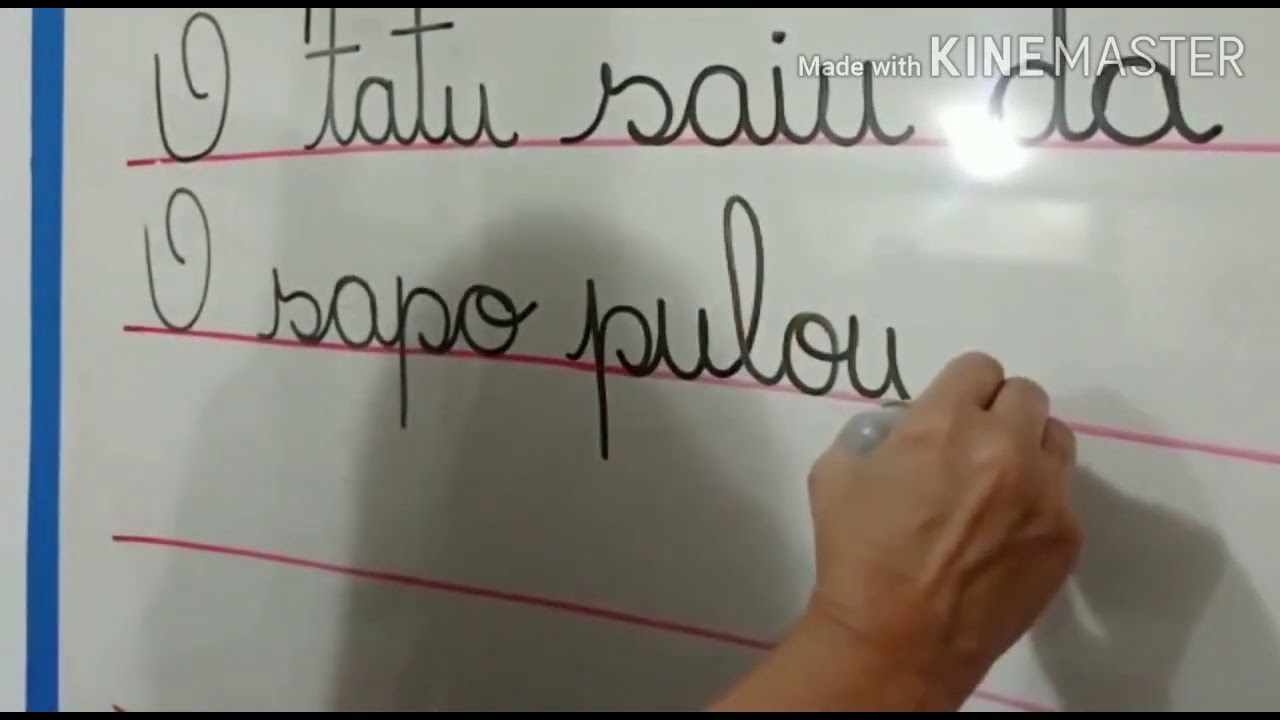 Watch Now Letra cursiva/frases Letra cursiva/frases