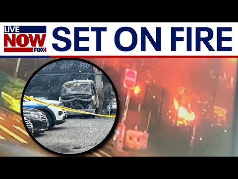 Video | NYPD cars set on fire in Brooklyn police parking lot amid ongoing anti-ICE protests