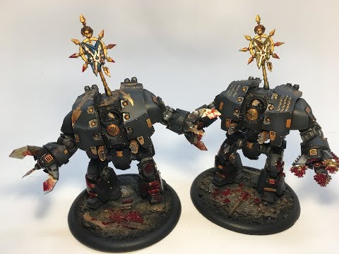 Forgeworld Black Legion Chaos Leviathan Dreadnoughts Commission