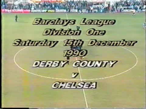 Derby County V Chelsea 1990/91