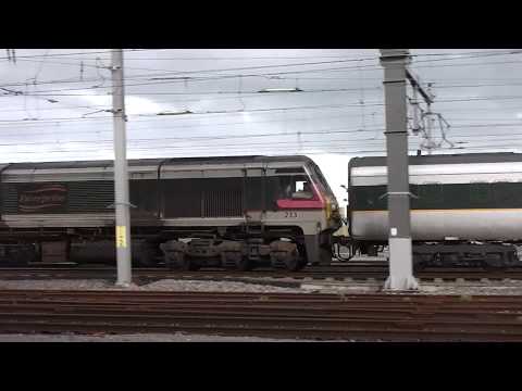 Irish Rail class 201 (233) + Mk3 Enterprise - Fairview Dart Depot.