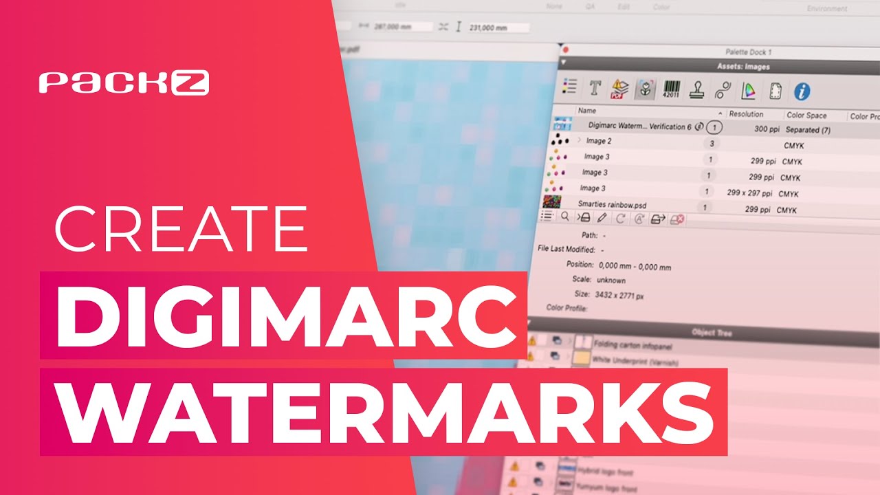 PACKZ - Create Digimarc Digital Watermarks