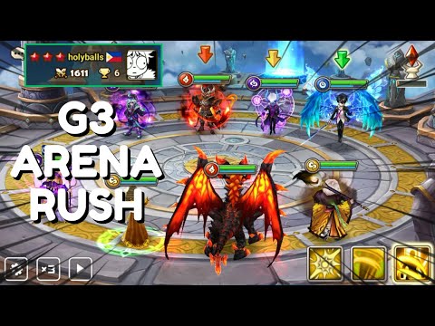 G3 ARENA RUSH : Getting G3 with Veromos Both on Offense and Defense! Vero is GOATED! - Summoners War