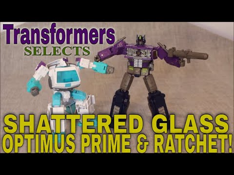 Transformers Selects Shattered Glass Optimus Prime and Ratchet - GotBot True Review NUMBER 809