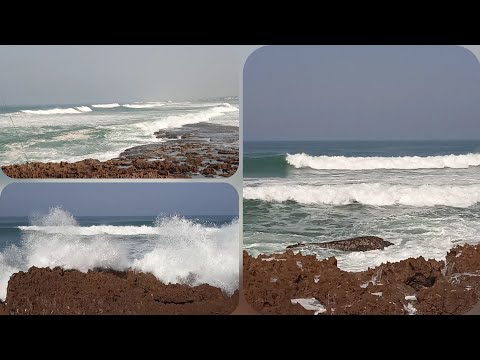 صوت امواج البحر مع موسيقى هادئة للاسترخاء وإزالة التوتر النفسي