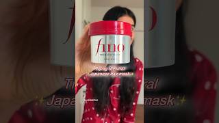 Fino Hair Mask Review & How To Use It Thr Right Way✨ 🇯🇵 #haircare #explore #shorts #hairmask