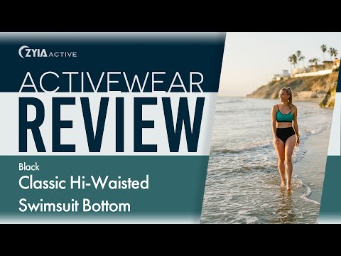 Swimwear Review: Black Classic Hi-Waisted Swimsuit Bottom  #768