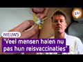 Toeristen soms onbeschermd op pad vanwege topdrukte voor reisvaccinaties