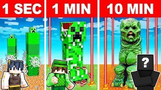 CREEPER Security House: 1 SECOND vs 10 MINUTES