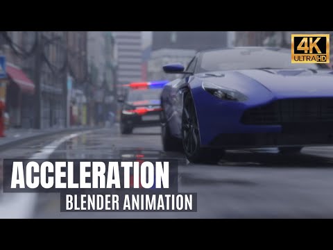 ACCELERATION | Cinematic Blender Police Chase