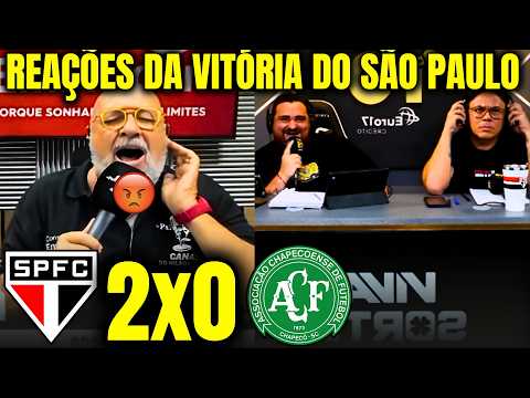 REAÇÕES DOS NARRADOR NILSON CÉSAR E SÃO PAULINOS à VITÓRIA DO SÃO PAULO SÃO PAULO 2X0 CHAPECOENSE