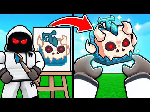 Blox Fruits, But Anything You DRAW Come To LIFE..