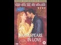 Opening To Shakespeare In Love 1999 UK DVD Widescreen