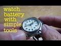 How to Save Money ● Replace Watch Battery with Simple Tools