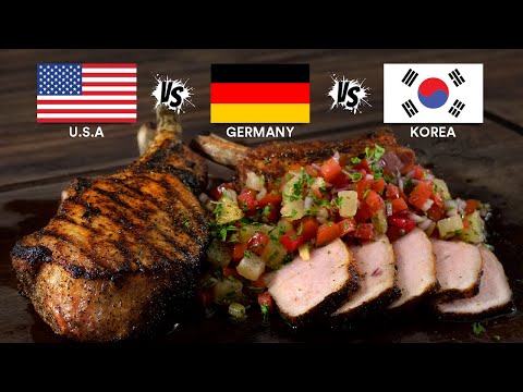 Korean Gochujang vs. German Schnitzel vs. Hawaiian Grilled: Three Countries Battle It Out Over One Pork Chop