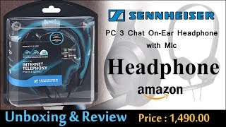 Sennheiser PC 3 Chat On-Ear Headphone | Unboxing & Review