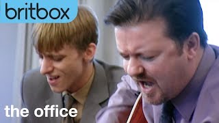 David Brent Performs &quot;Free Love Freeway&quot; | The Office