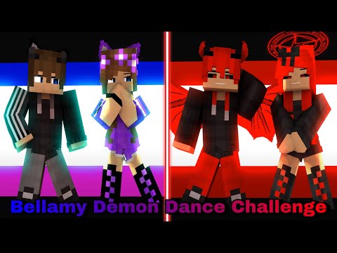 Pascal Creationz - Bellamy Demon Dance Challenge - Mine-imator Minecraft Animation #shorts #minecraft
