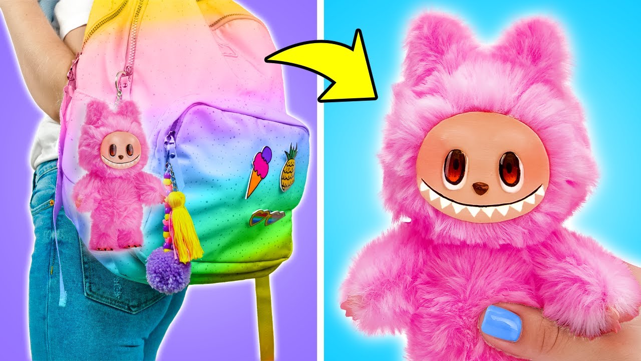 My Secret Labubu Hot Glue Monster LORE! ✨ Easy & Fun Full Tutorial