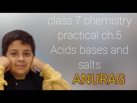 Chemistry practical Acids bases and salts