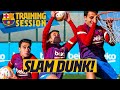 BARÇA ALL STAR DUNK CONTEST! DANI ALVES FRISBEE FREE STYLE! FUN & CRAZY TRAINING ???