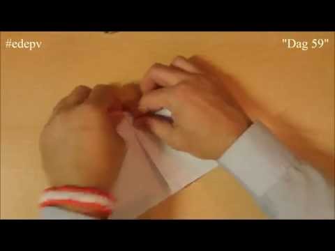 edepv 059 Lelystad Papieren vliegtuig vouwen/ Paper airplane folding/ Avion en papier pliage