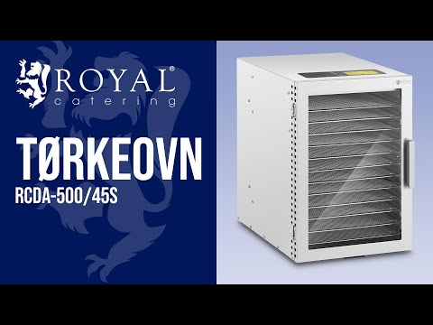 video - Tørkeovn - 800 W - 12 hyller