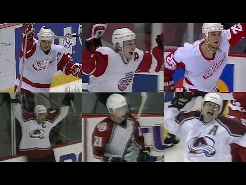 Red Wings-Avalanche Rivalry: All Playoff Goals
