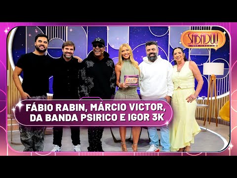 Sabadou recebe Fábio Rabin, Márcio Victor (Psirico) e Igor 3K | Sabadou com Virginia (22/11/25)