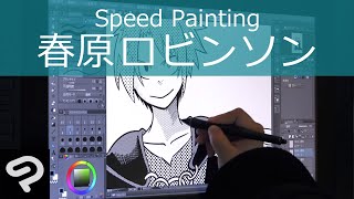  - 春原ロビンソン ライブドローイング@まんさい2016|CLIP STUDIO PAINT