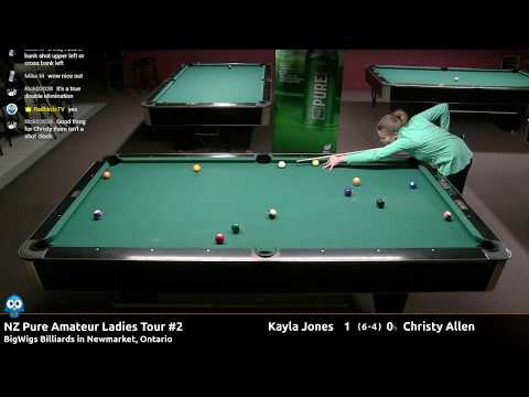 Kayla Jones vs Christy Allen (Finals Set 2) - 2017 NZ Pure Amateur Ladies Tour #2