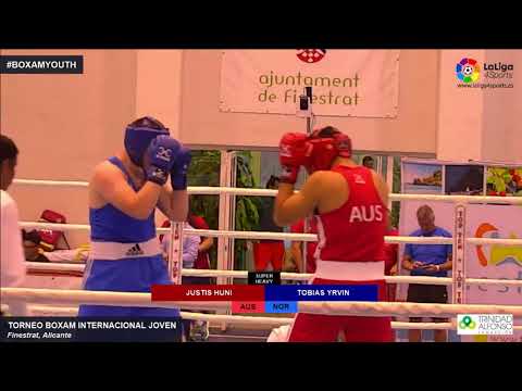 JUSTIS HUNI VS TOBIAS YRVIN - Torneo Boxam Internacional Joven - SÁBADO
