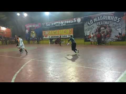 (Final do segundo tempo) XEQUE MATE FUTSAL 3 X 2 SÓ MAGRINHOS