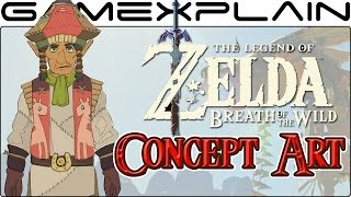 Examining the NEW Zelda: BotW Concept Art (Horse Outpost Worker?)