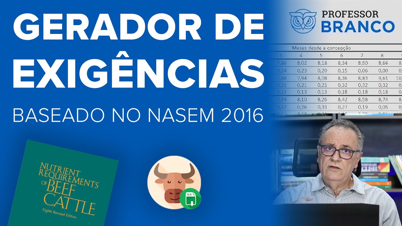 Como gerar exigências? - Conheça o Gerador de Exigências Nutricionais.