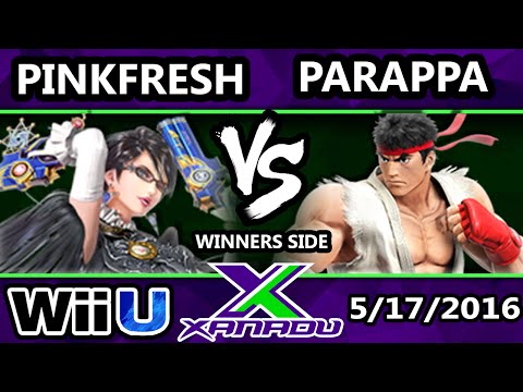 S@X 150 - Parappa (Ryu) Vs. Pinkfresh (Bayonetta) SSB4 Tournament - Smash Wii U - Smash 4