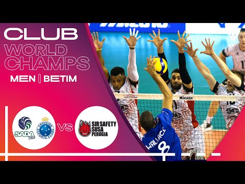 Sada Cruzeiro Vôlei VS. SIR Safety SUSA Perugia - Match Highlights | Club World Champs 🌎🏐