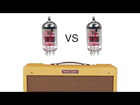 12AX7 vs 12AY7 tube on Fender Tweed Deluxe